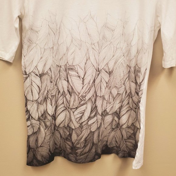 Stella McCartney Women's Floral Print Short Sleeve Tee Shirt Size 42 - Picture 2 of 10